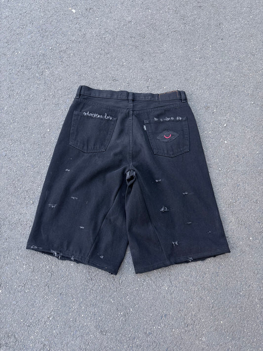 EY¢ Jorts – TRIBAL BLACK