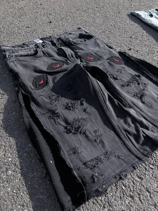 EY¢ Eyes Jorts – GRAY