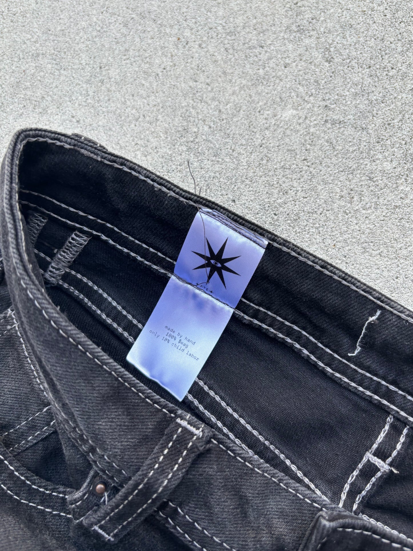 EY¢ Lace Jeans – BLACK