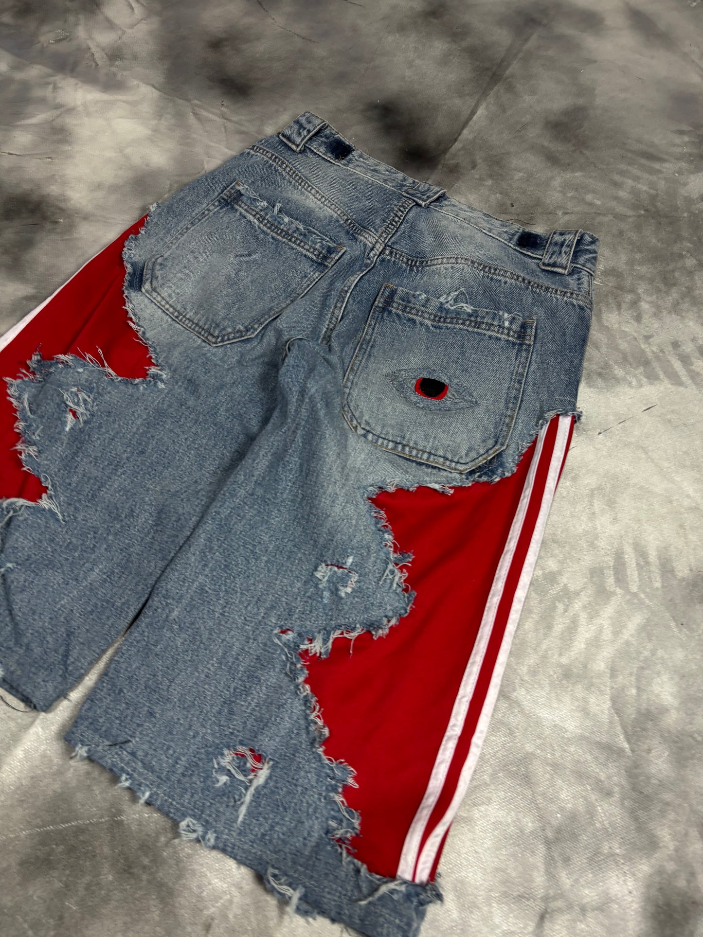 Jorts – BLUE DENIM STRIPES