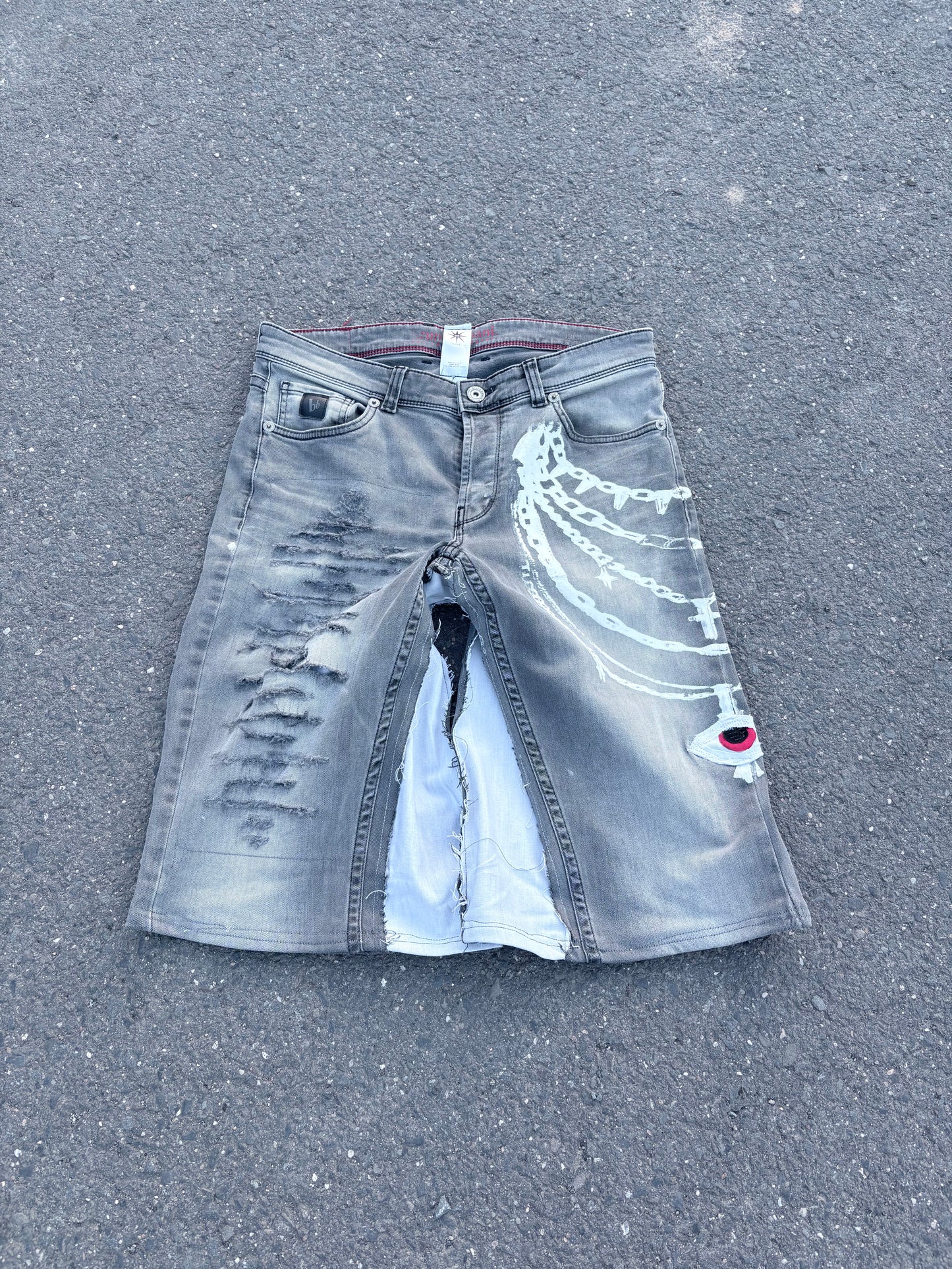 EY¢ Chain Jorts – GRAY