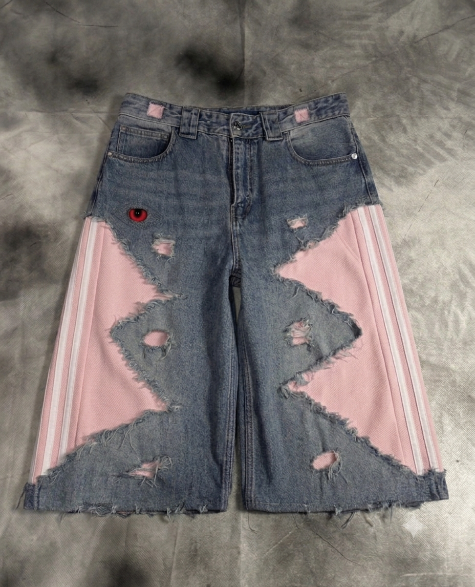 Jorts – BLUE DENIM STRIPES