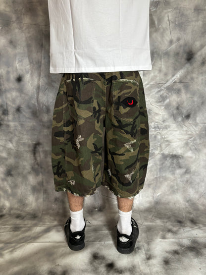 Jorts – CAMO TRIBAL DISTRESSED