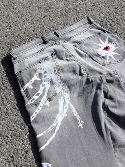 EY¢ Chain Jorts – GRAY