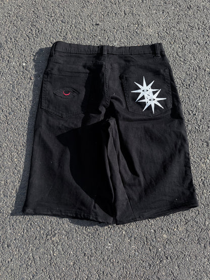 EY¢ (Eyes) Jorts – BLACK