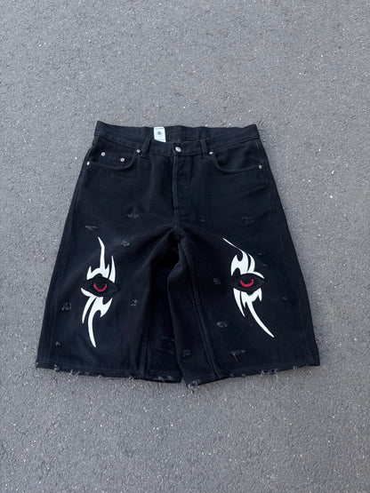 EY¢ Jorts – TRIBAL BLACK