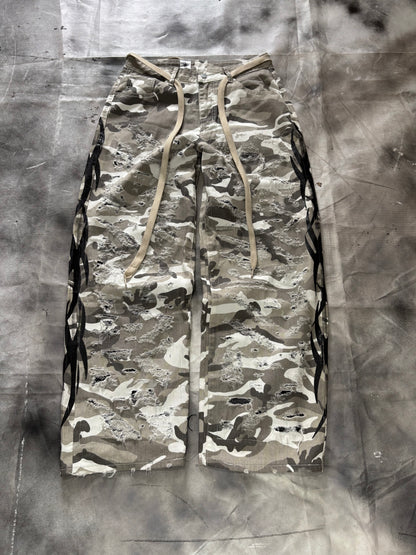 Tribal Camo Jeans – WHITE