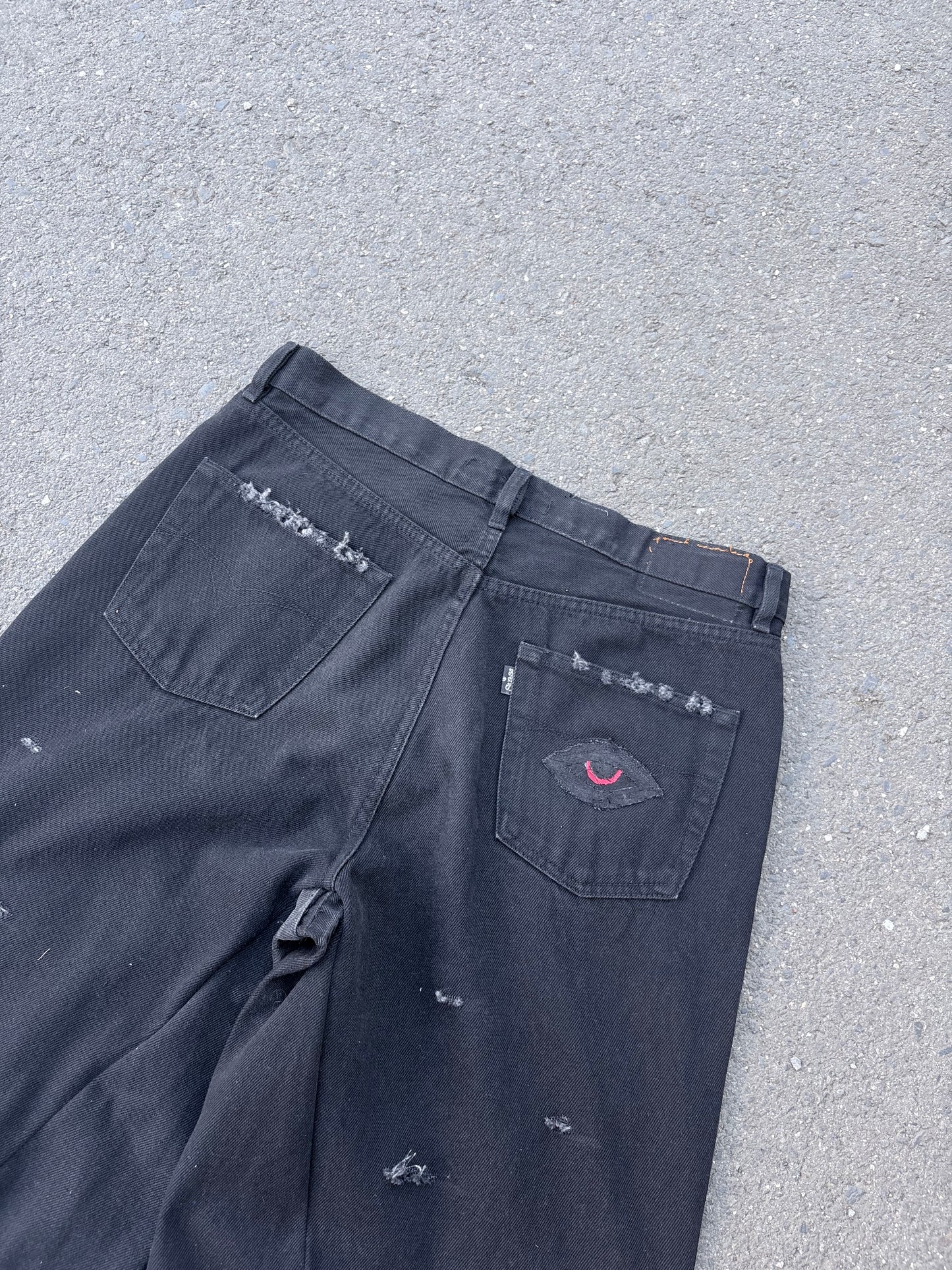 EY¢ Jorts – TRIBAL BLACK