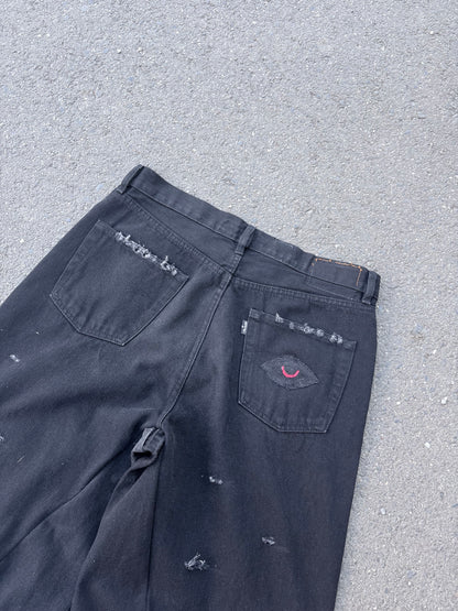 EY¢ Jorts – TRIBAL BLACK
