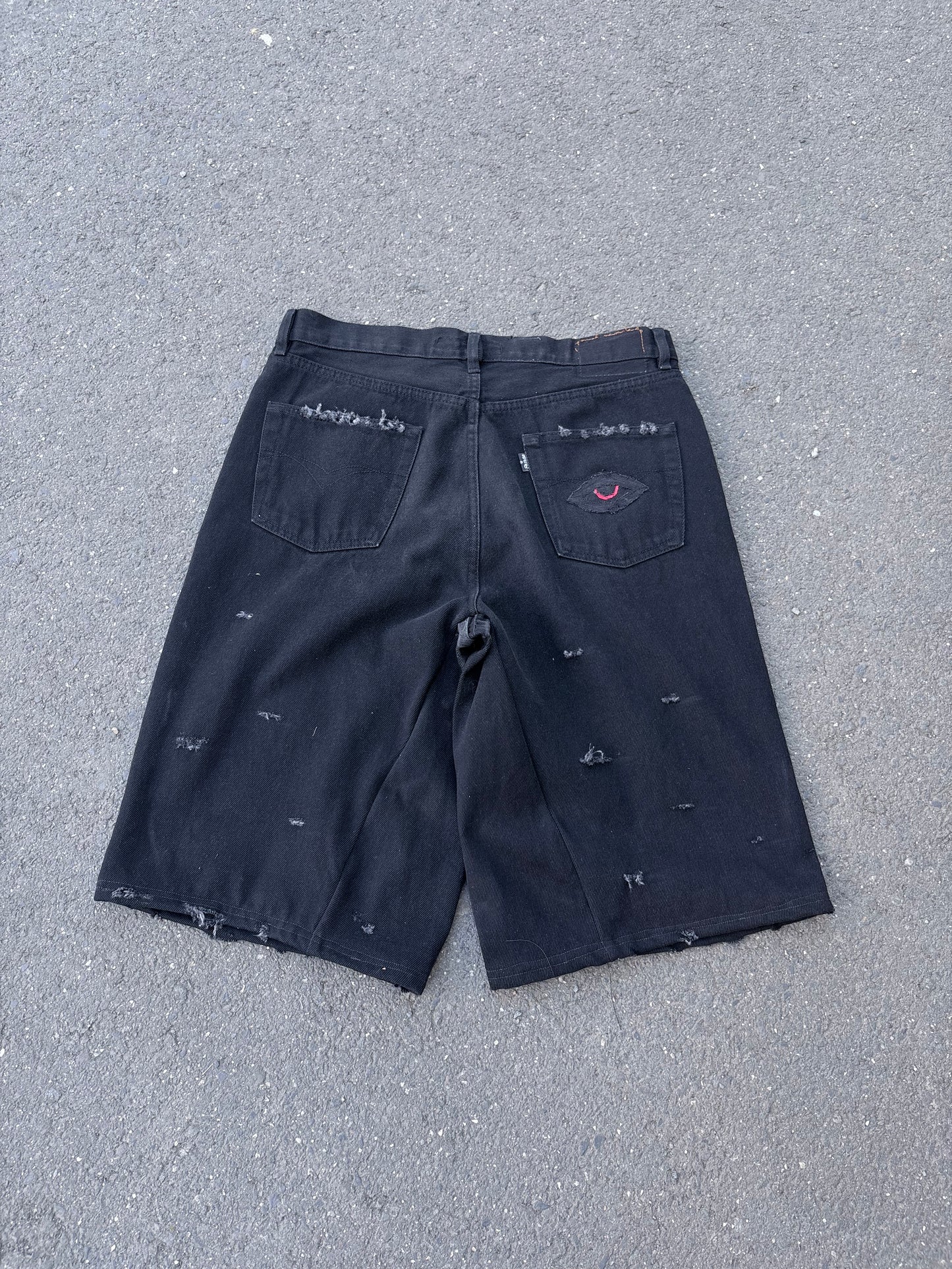 EY¢ Jorts – TRIBAL BLACK