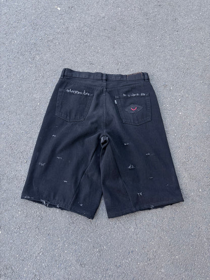 EY¢ Jorts – TRIBAL BLACK