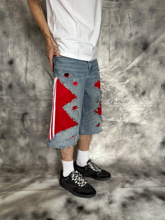 Jorts – BLUE DENIM STRIPES