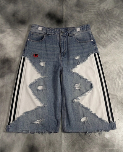 Jorts – BLUE DENIM STRIPES