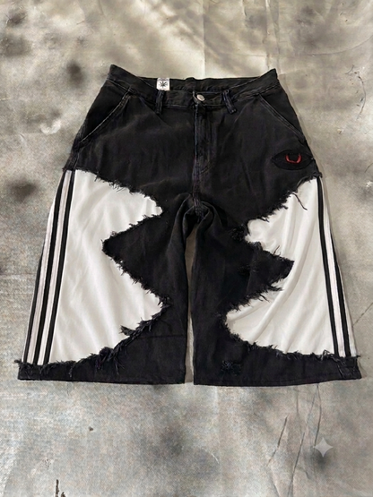 Jorts – BLACK STRIPES