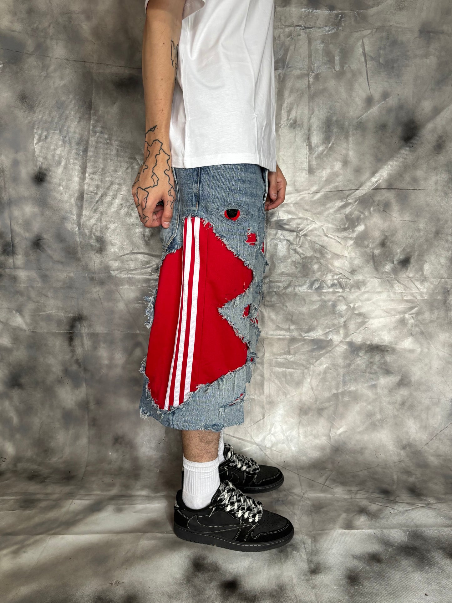 Jorts – BLUE DENIM STRIPES
