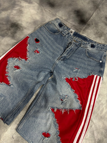 Jorts – BLUE DENIM STRIPES