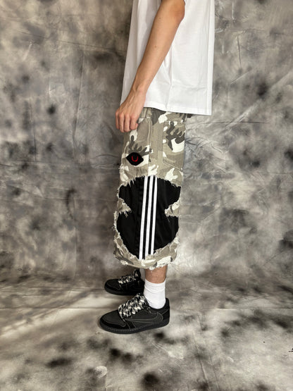Jorts – CAMO STRIPES