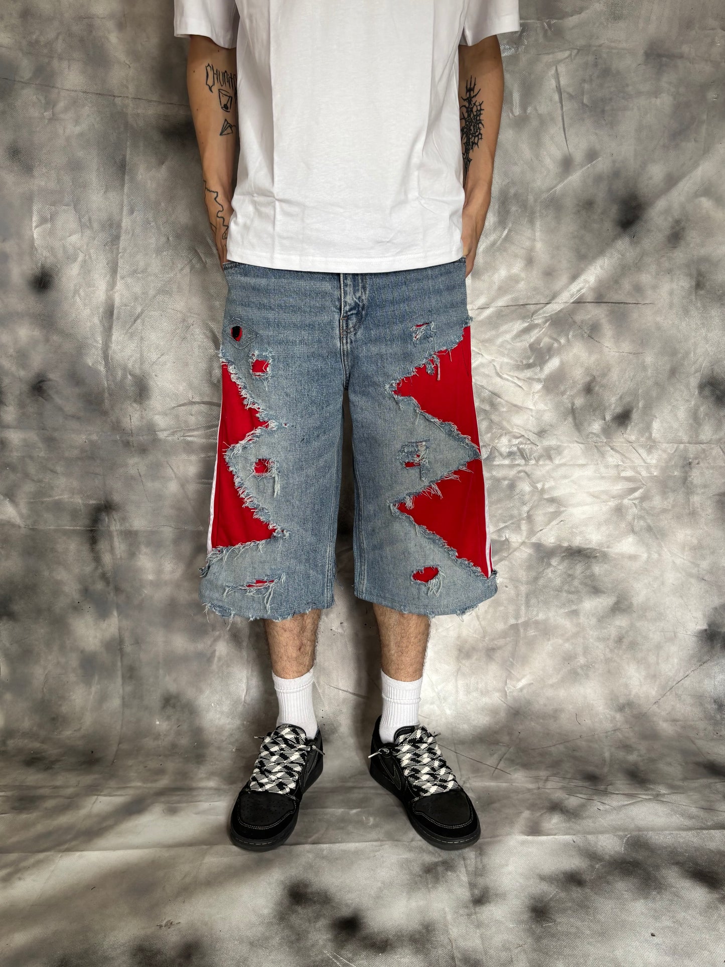 Jorts – BLUE DENIM STRIPES