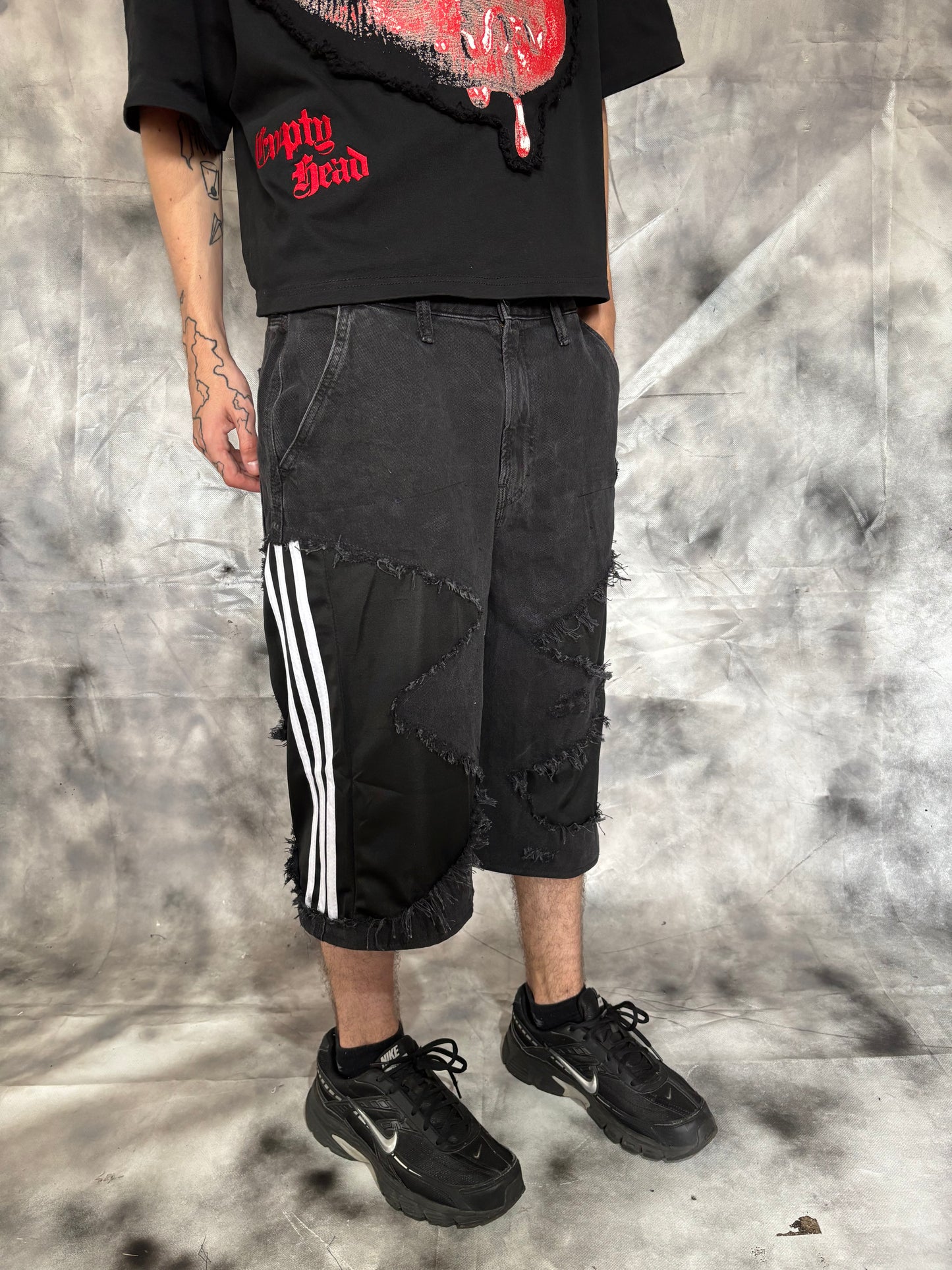 Jorts – BLACK STRIPES