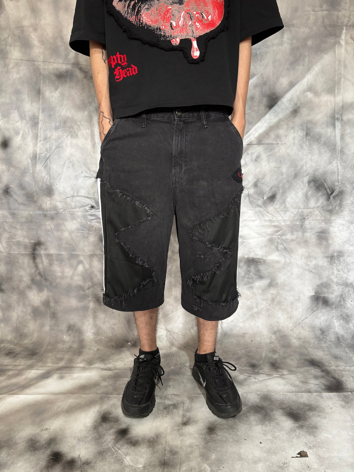 Jorts – BLACK STRIPES