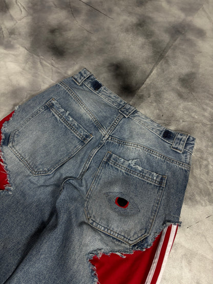 Jorts – BLUE DENIM STRIPES