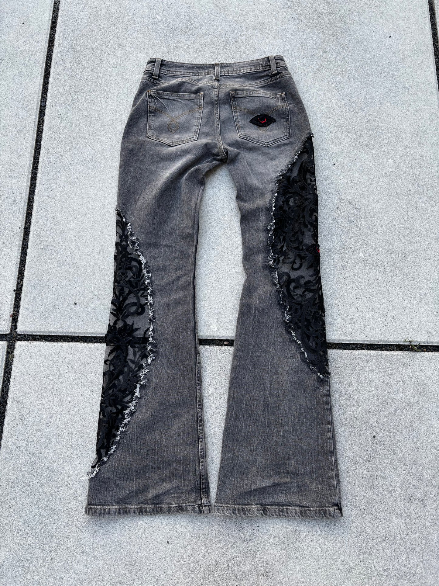 EY¢ Lace Jeans – GRAY