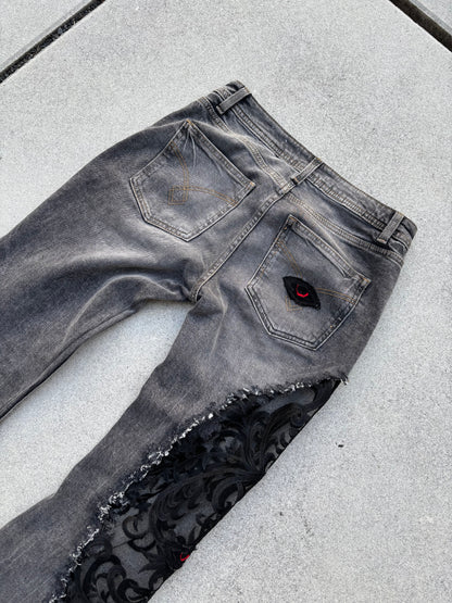 EY¢ Lace Jeans – GRAY