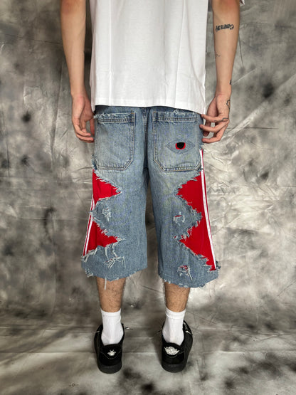 Jorts – BLUE DENIM STRIPES