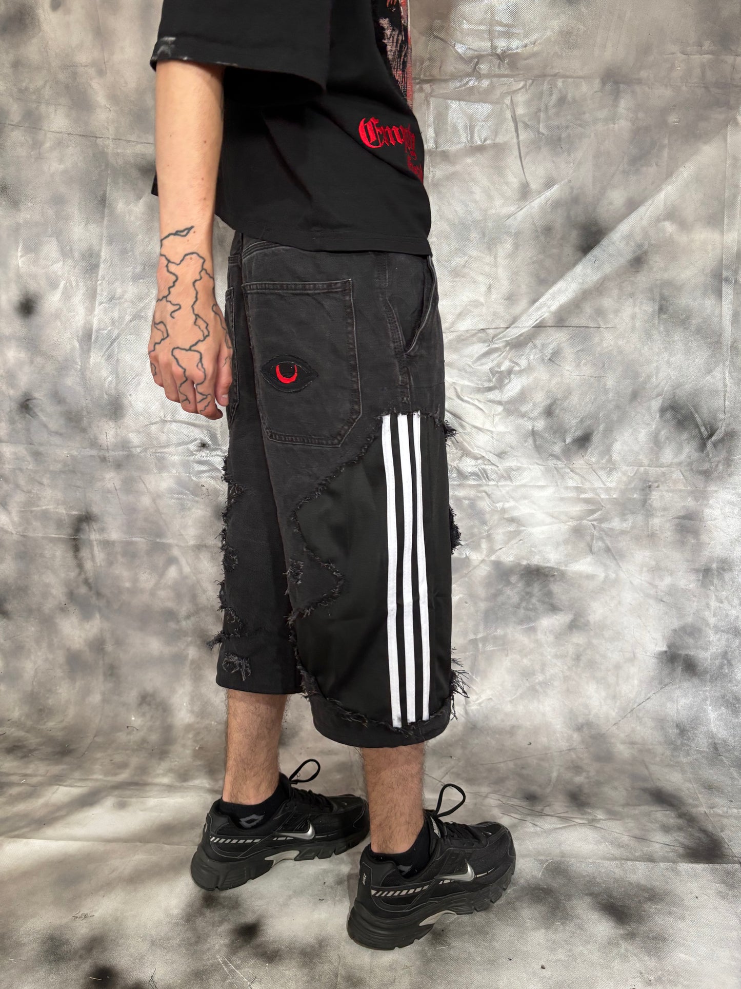 Jorts – BLACK STRIPES