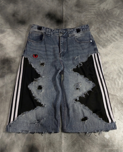 Jorts – BLUE DENIM STRIPES