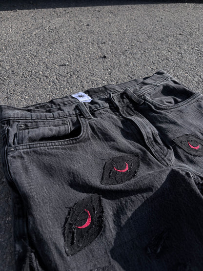 EY¢ Eyes Jorts – GRAY