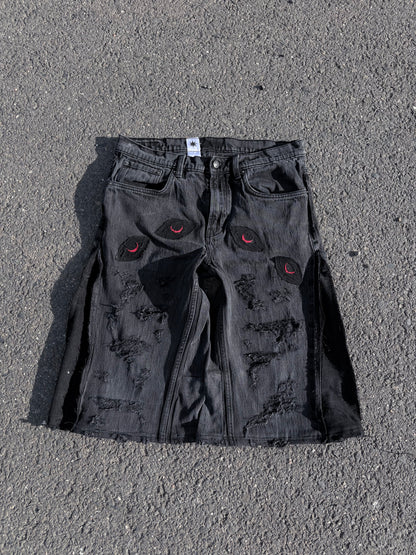 EY¢ Eyes Jorts – GRAY