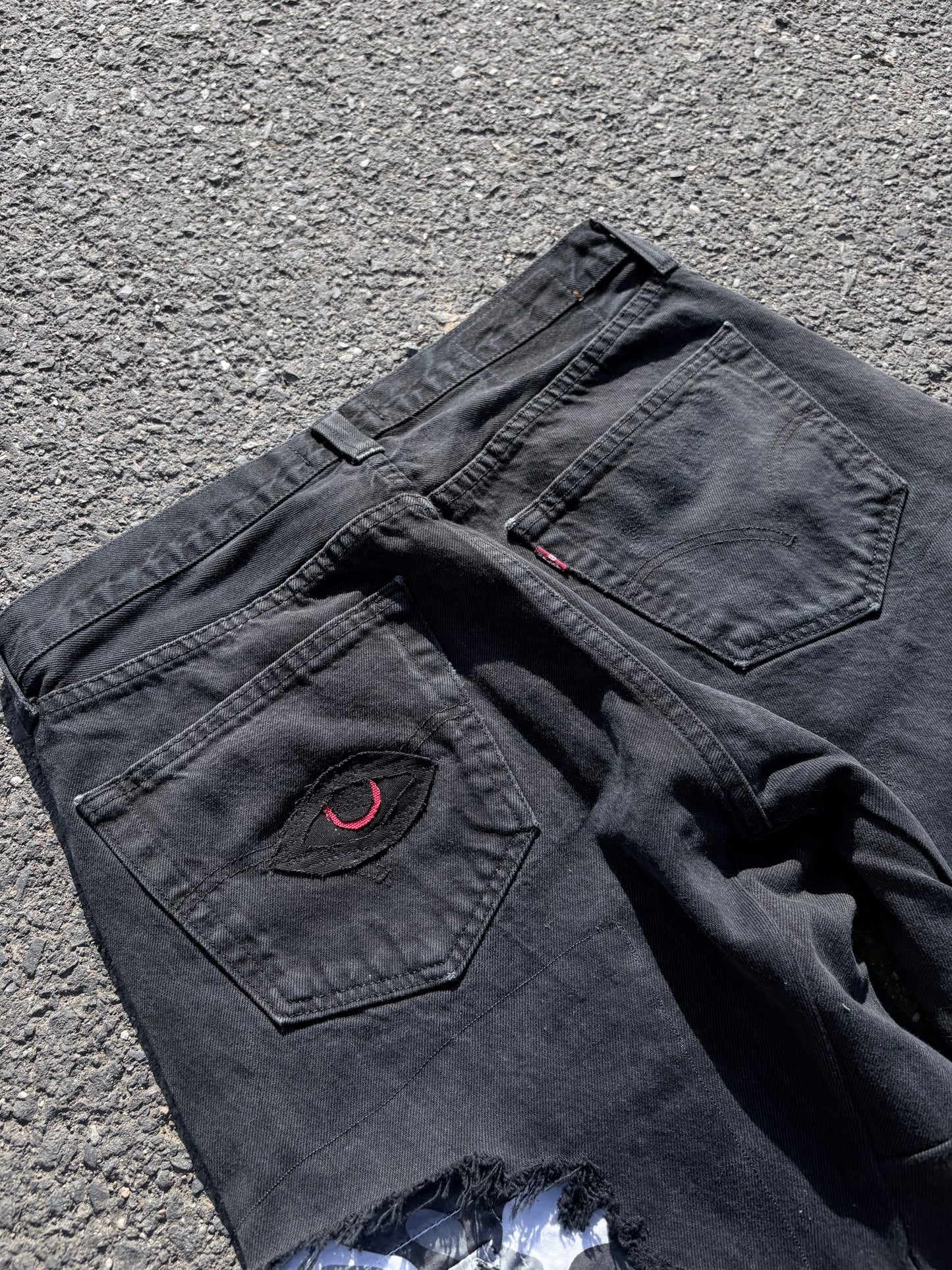 EY¢ Jorts – SPLIT CAMO WHITE