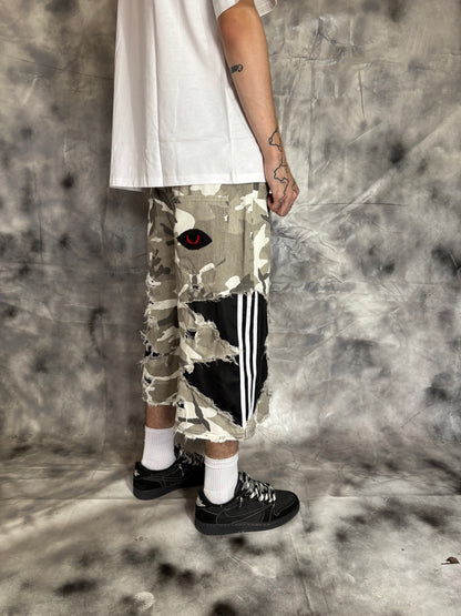Jorts – CAMO STRIPES