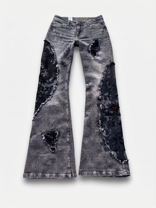 EY¢ Lace Jeans – GRAY