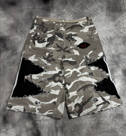 Jorts – CAMO STRIPES