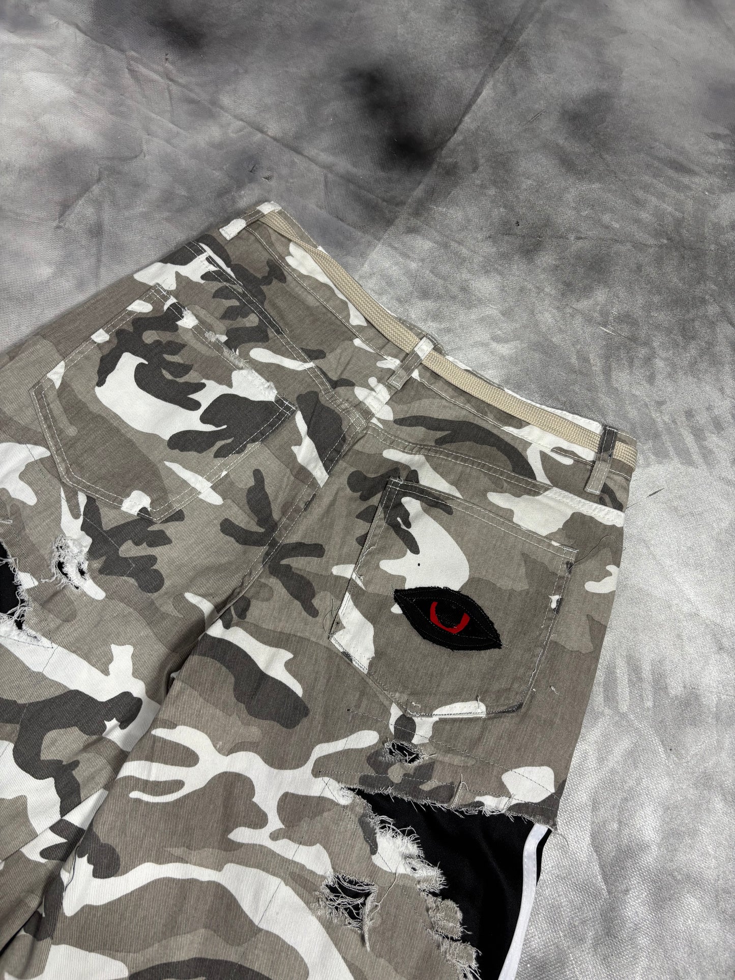 Jorts – CAMO STRIPES