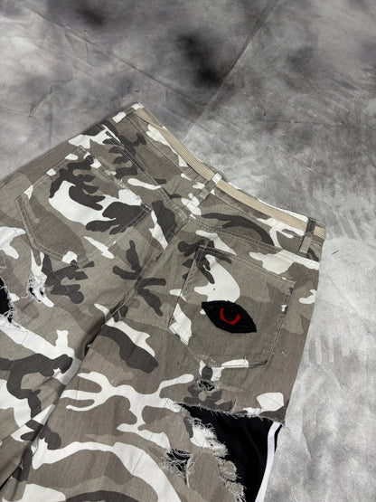 Jorts – CAMO STRIPES