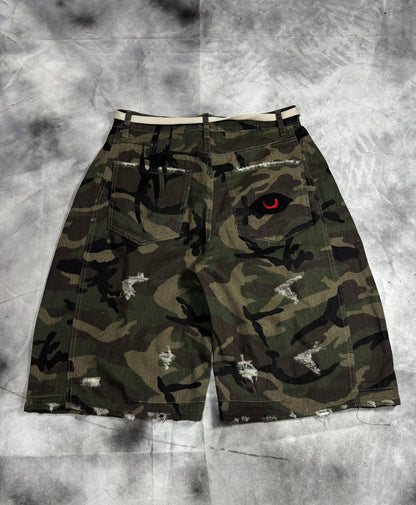 Jorts – CAMO TRIBAL DISTRESSED