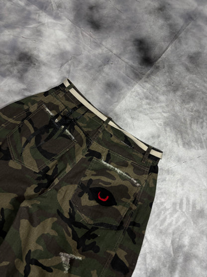 Jorts – CAMO TRIBAL DISTRESSED
