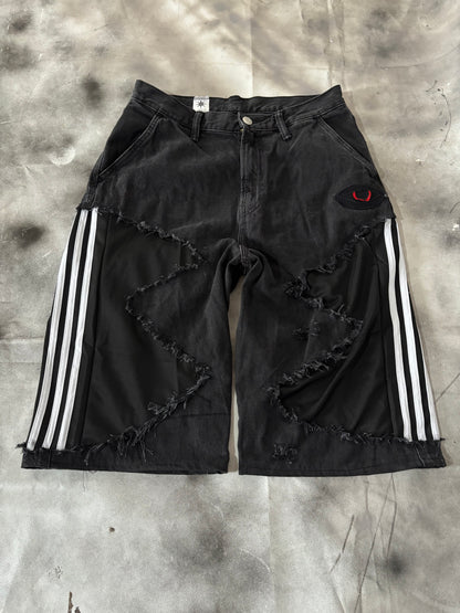 Jorts – BLACK STRIPES
