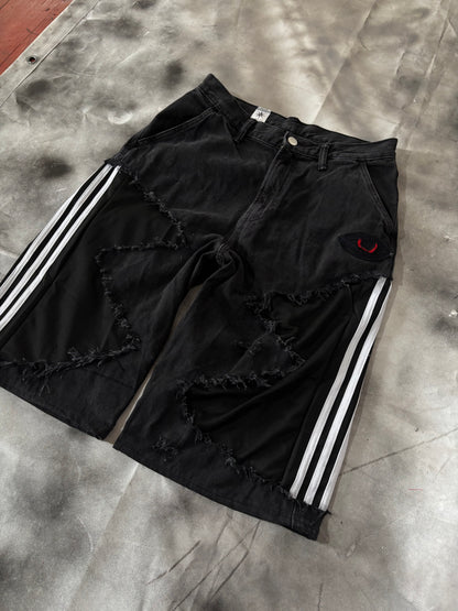 Jorts – BLACK STRIPES