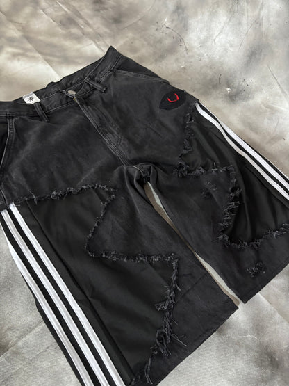 Jorts – BLACK STRIPES
