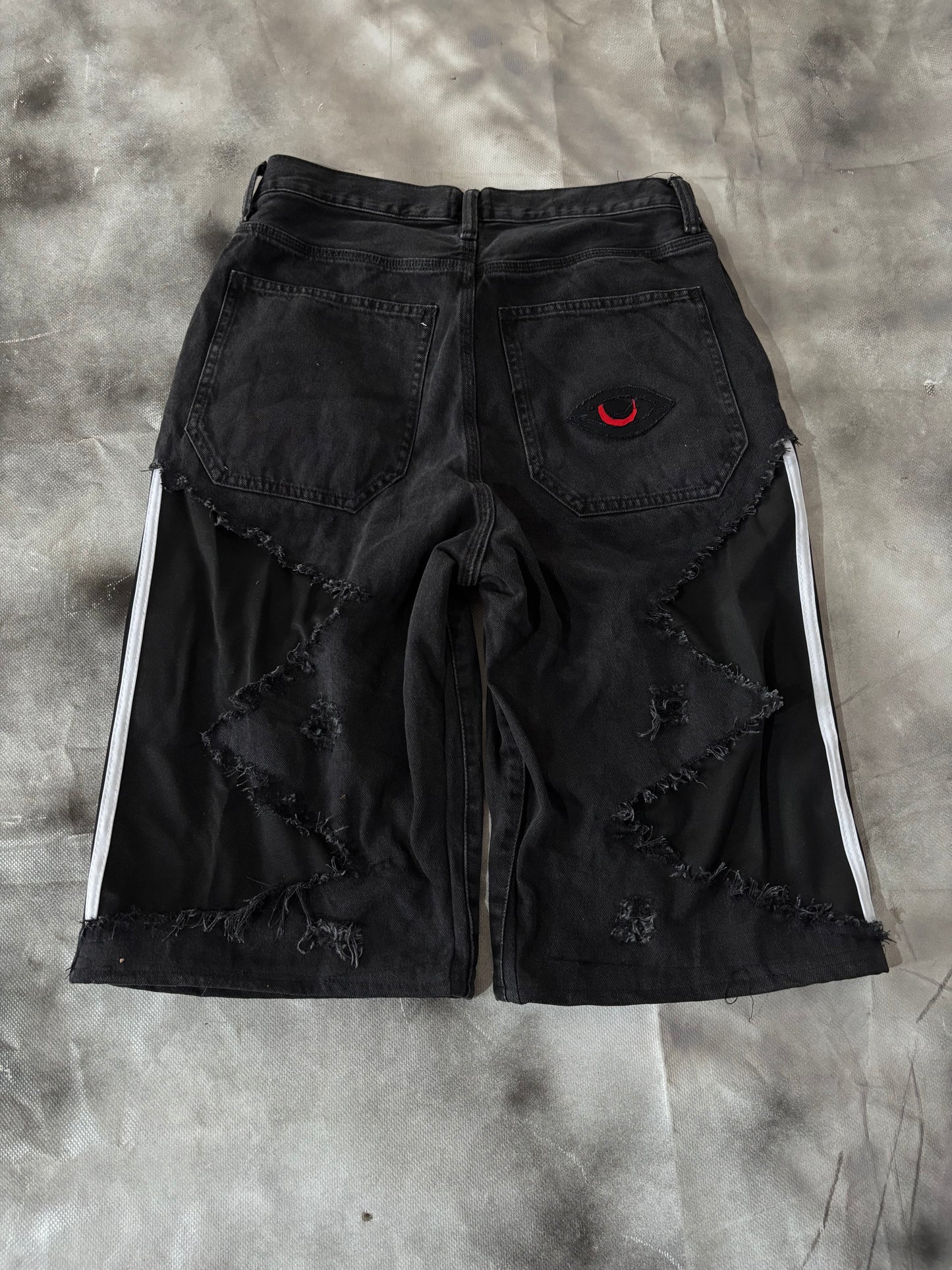 Jorts – BLACK STRIPES