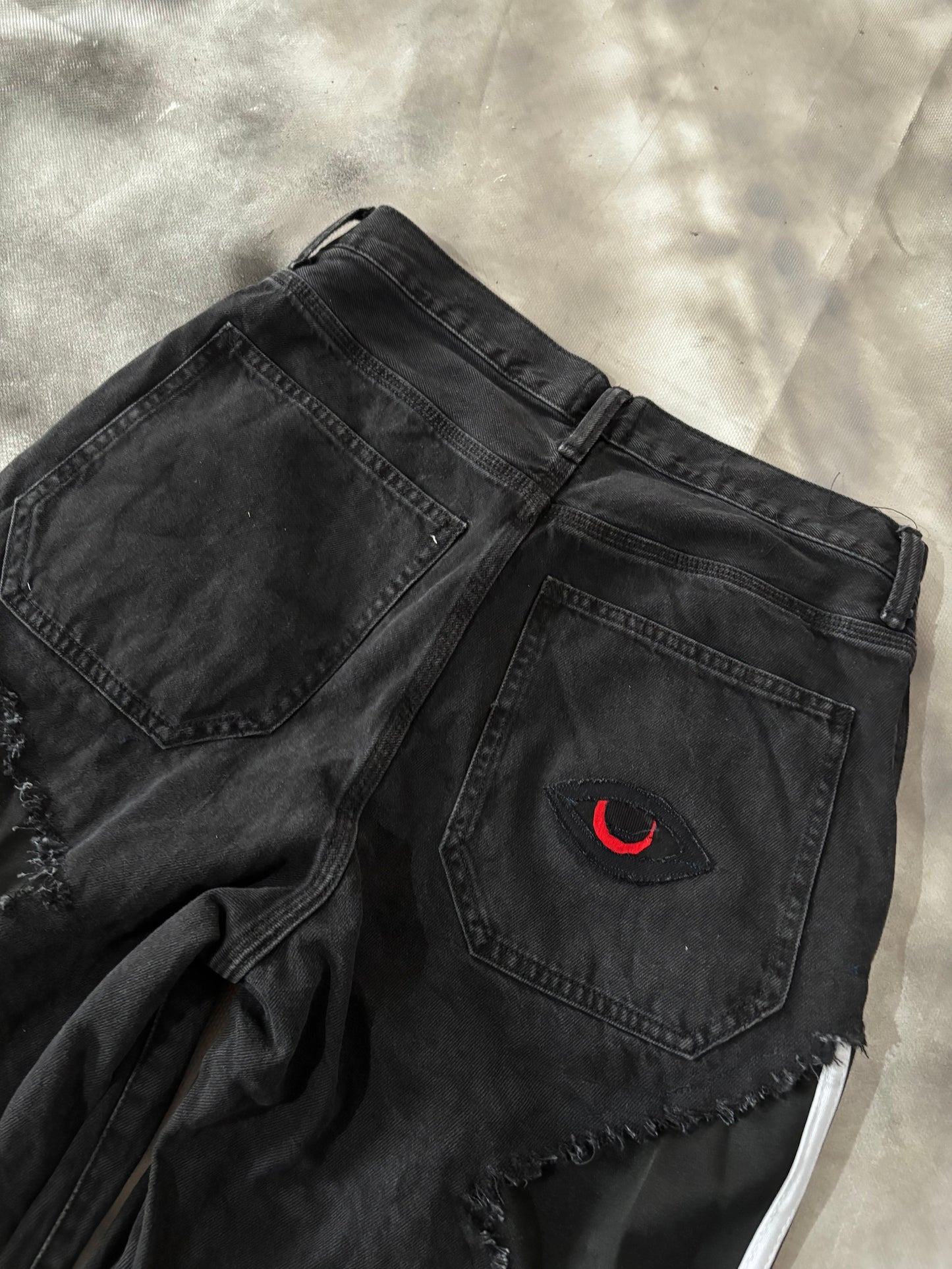 Jorts – BLACK STRIPES