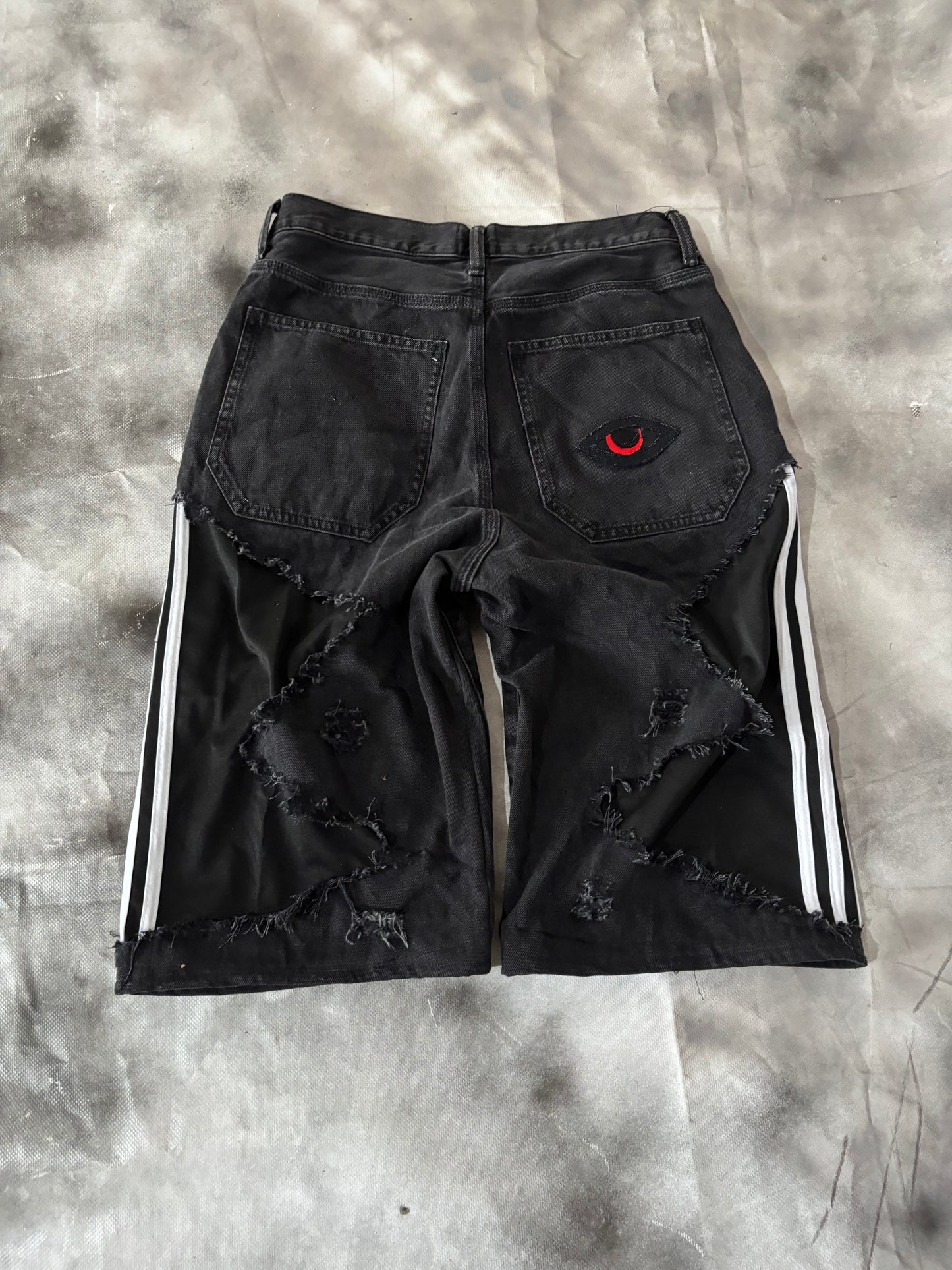 Jorts – BLACK STRIPES