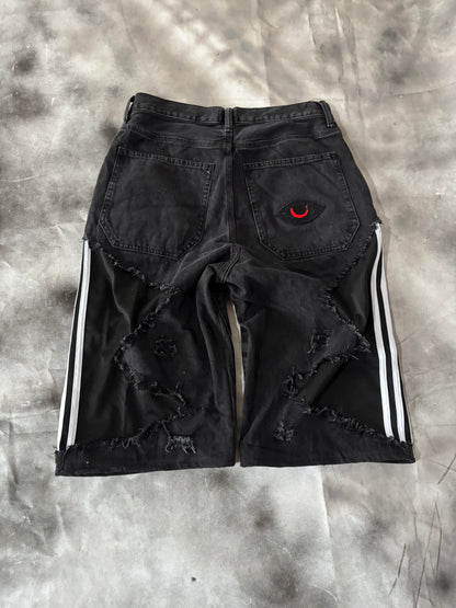 Jorts – BLACK STRIPES